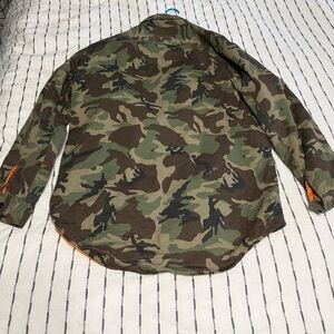 PacSun Green and Brown Camouflage Field Jacket